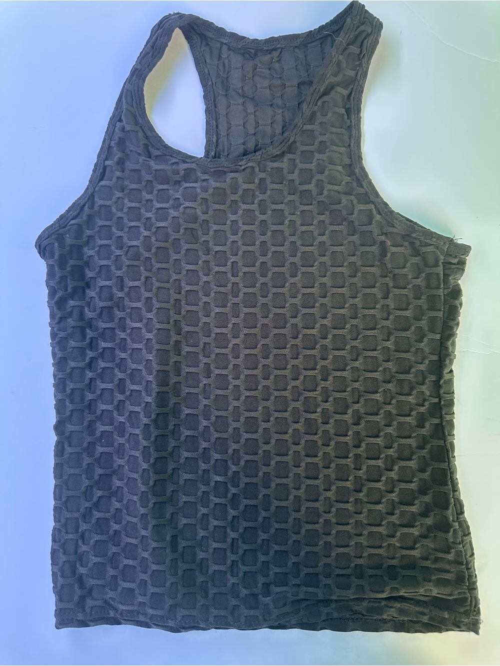 Helix Women's Textured Racerback Tank - Charcoal Gray
